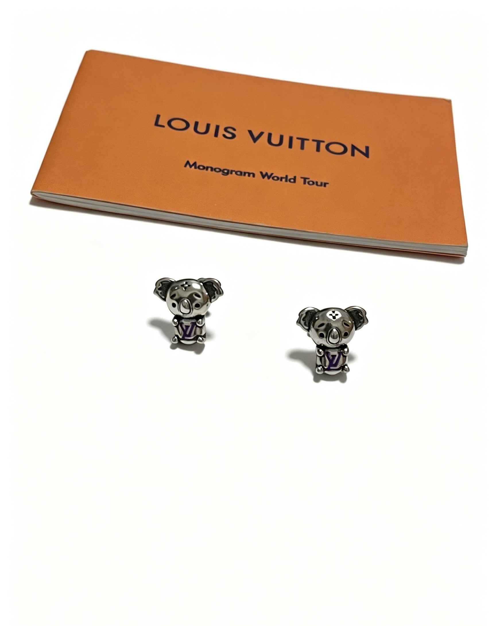 Louis Vuitton Koala Stud Earrings